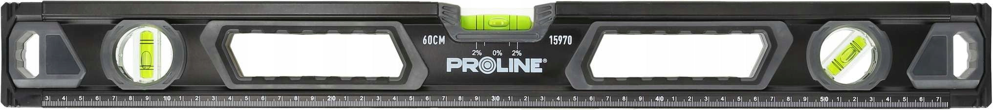 PROLINE LEVEL WITH ALUMINIUM HANDLES 120CM 3 LIBELS 0,5MM/1M 15973 Brand Proline