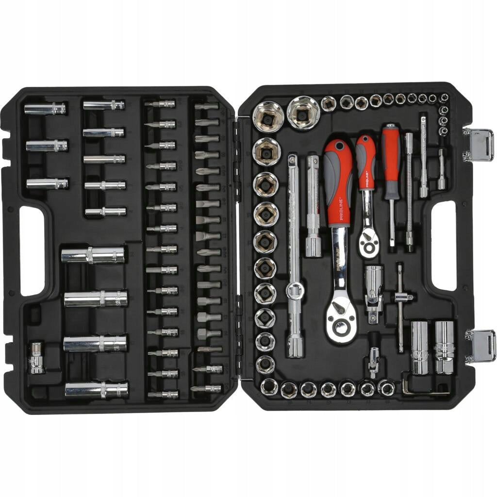 PROLINE SOCKET WRENCH SET 1/2" 1/4" TORX BITS CAPS CrV W Manufacturer code 48794