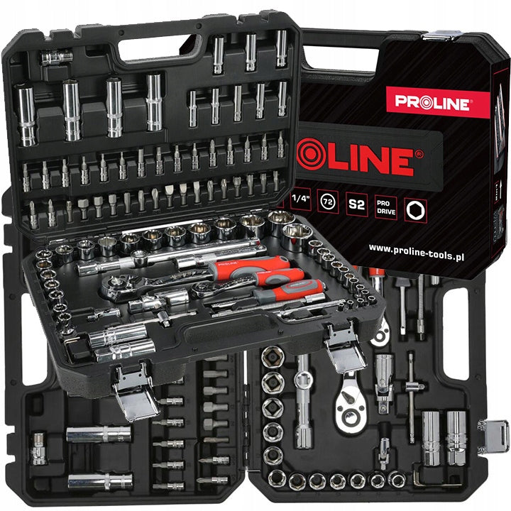 PROLINE SOCKET WRENCH SET 1/2" 1/4" TORX BITS CAPS CrV W Packaging status original