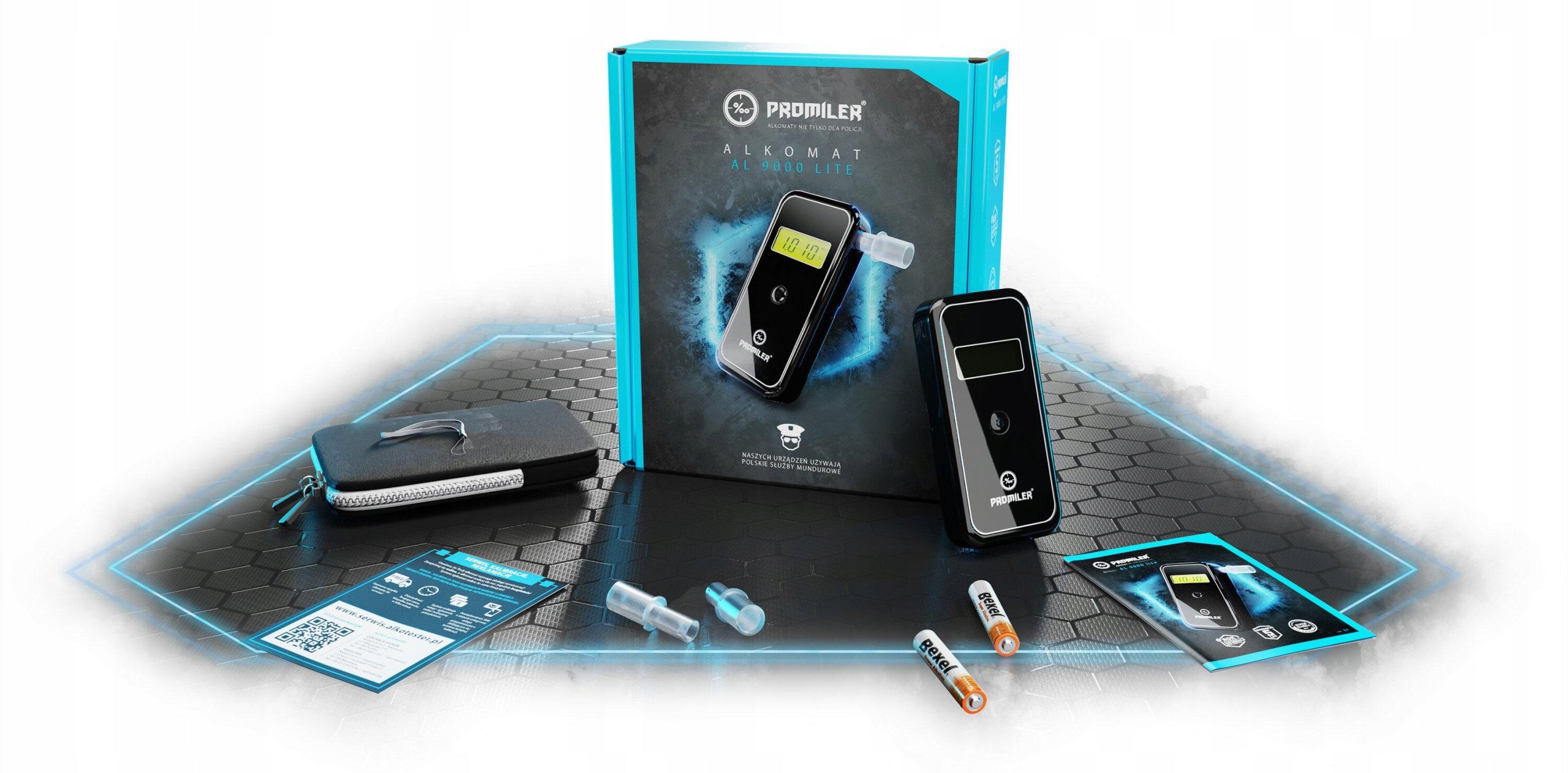 PROMILER AL 9000 LITE breathalyzer Manufacturer code AL 9000 Lite