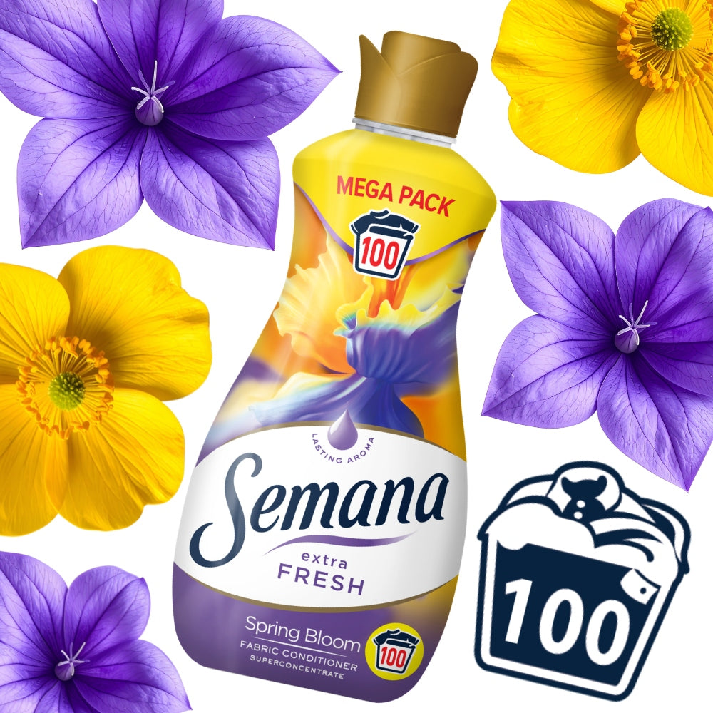 PROMOTION Softener 100 WASHES Spring Bloom Extra Fresh 2l Semana