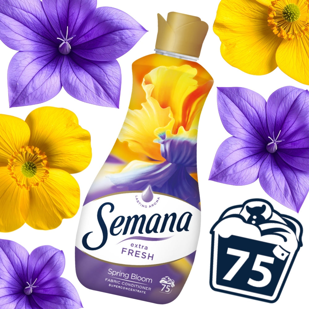 PROMOTION Softener 75 WASHES Spring Bloom 1,5l Extra Fresh Semana
