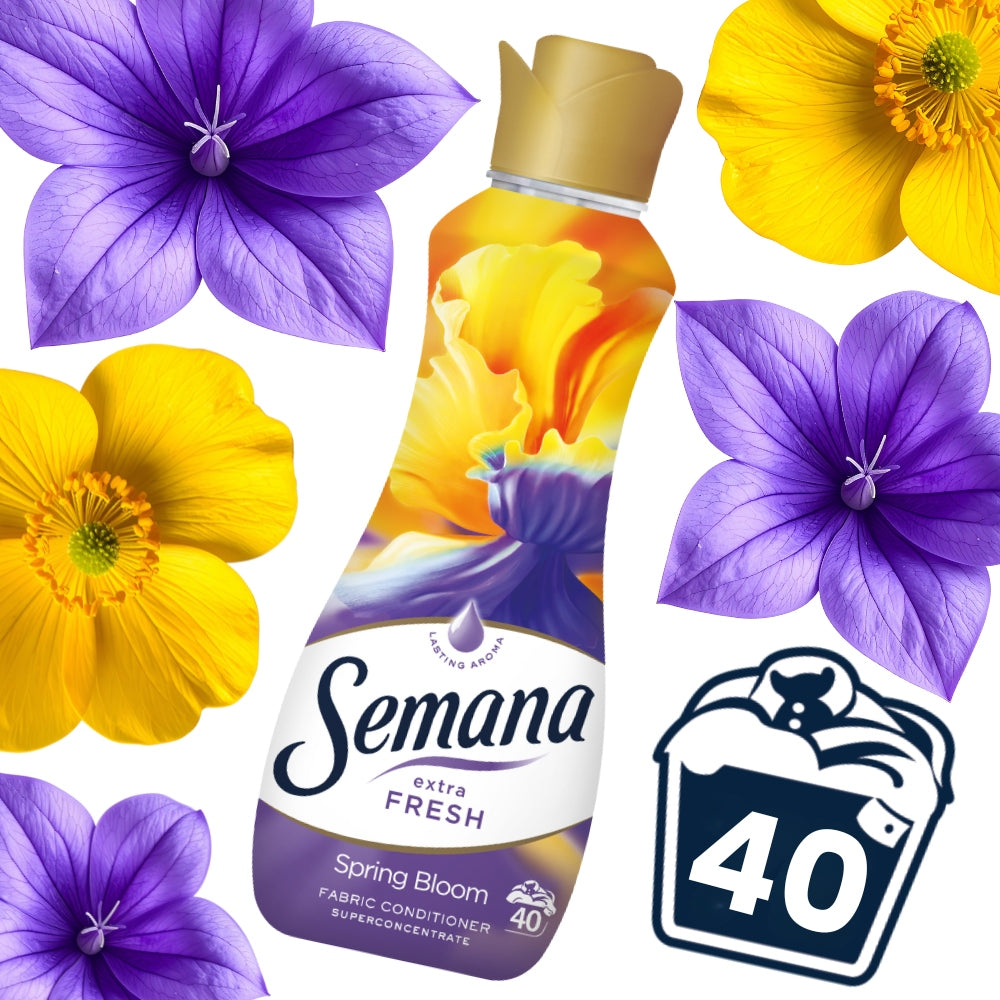 PROMOTION Washing liquid 40 WASHES Spring Bloom Ex. Fresh 0,8l Semana