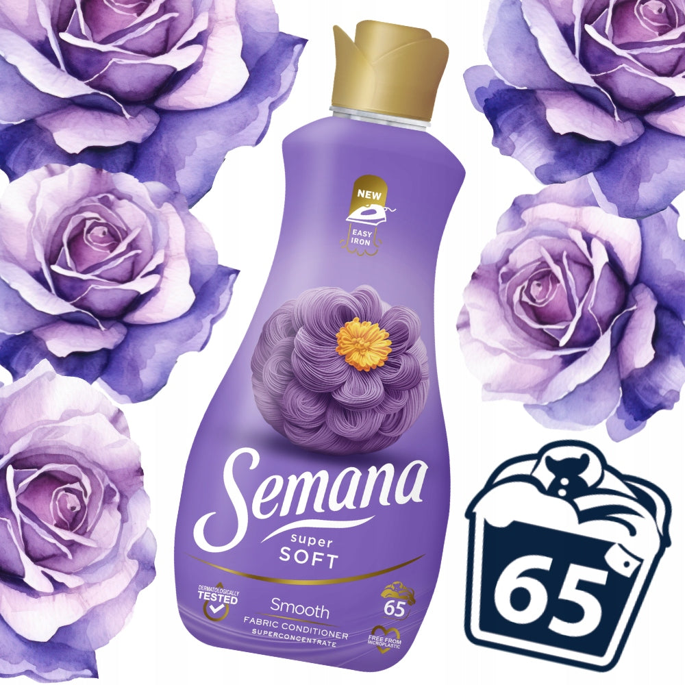 PROMOTION Washing softener 65 WASHES SUPER SOFT Smooth 1,3 L Semana