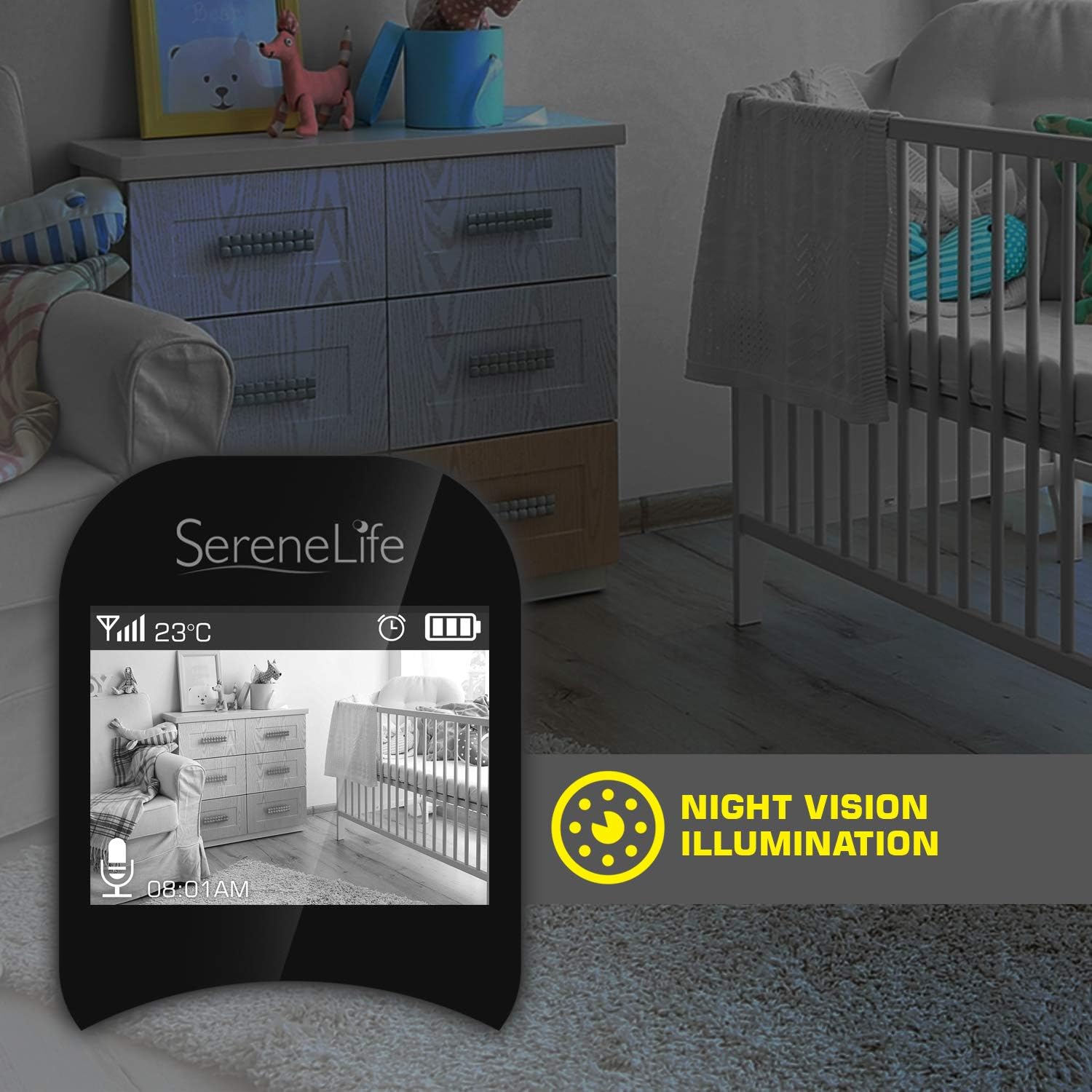 PROMOTION Wireless baby monitor eclectronic lightweight portable Manufacturer code SLBCAM10EU