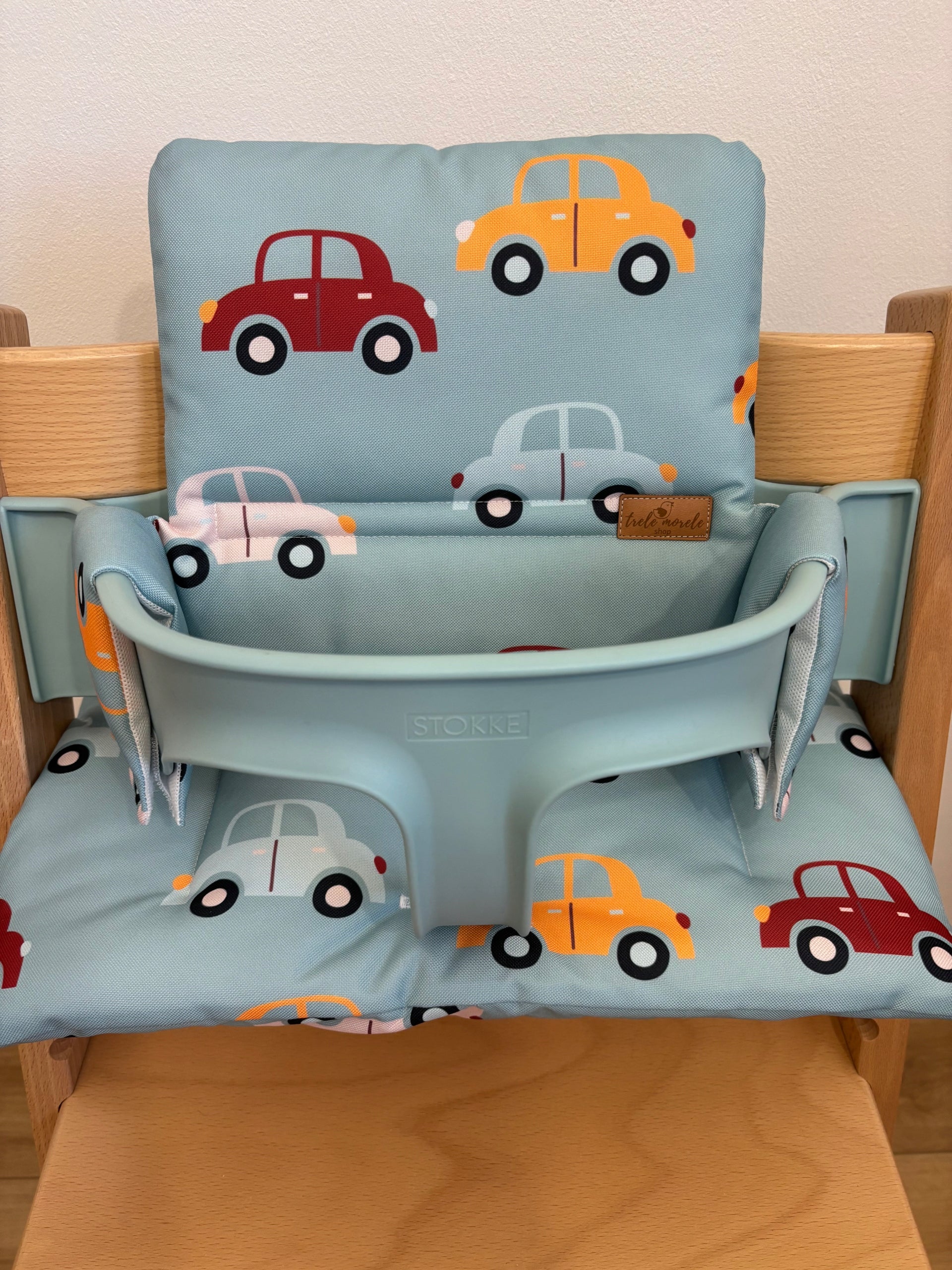 PROMOTION waterproof cushions for Stokke Tripp Trapp 2in1 car azure Packaging status original