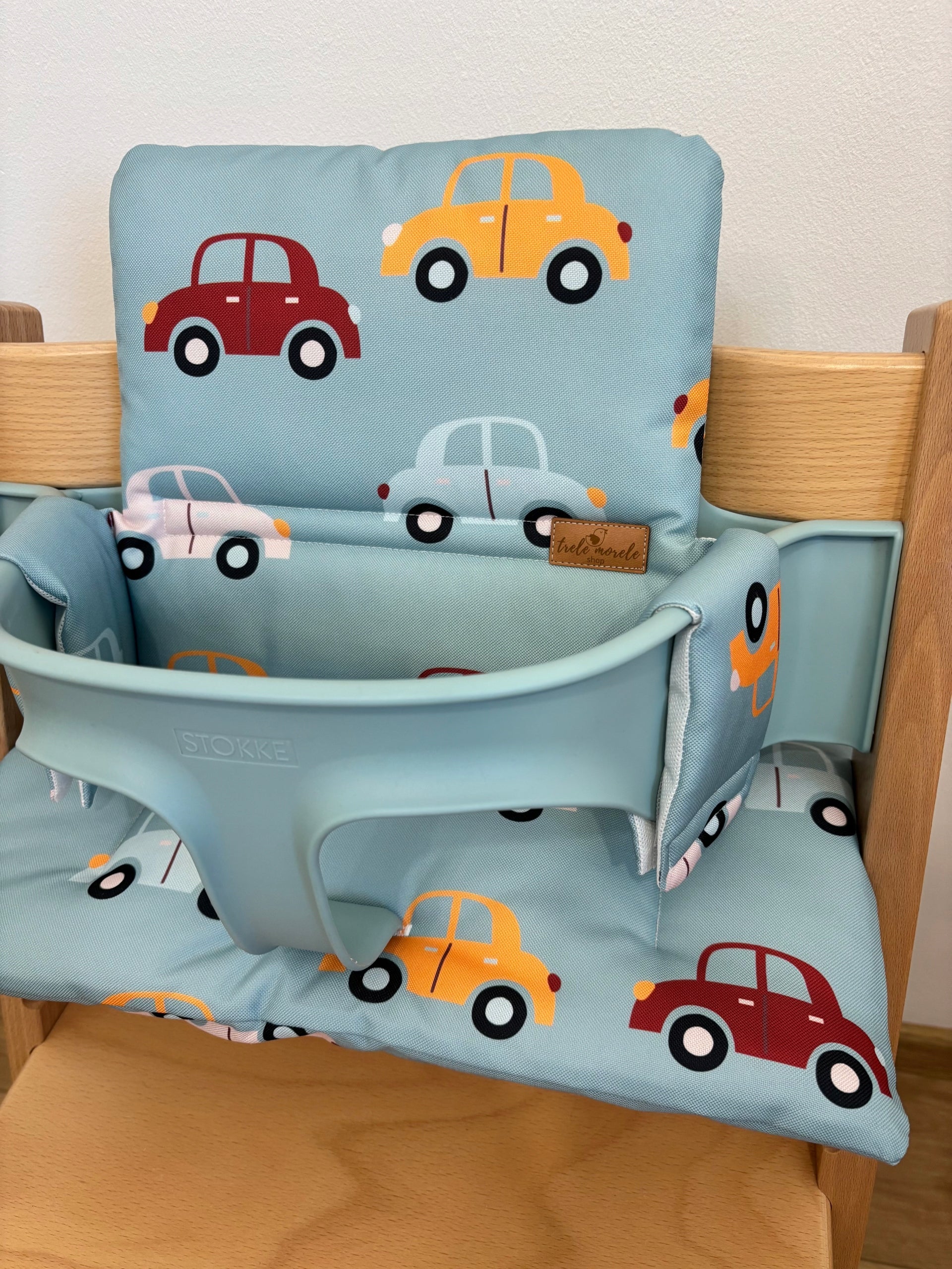 PROMOTION waterproof cushions for Stokke Tripp Trapp 2in1 car azure