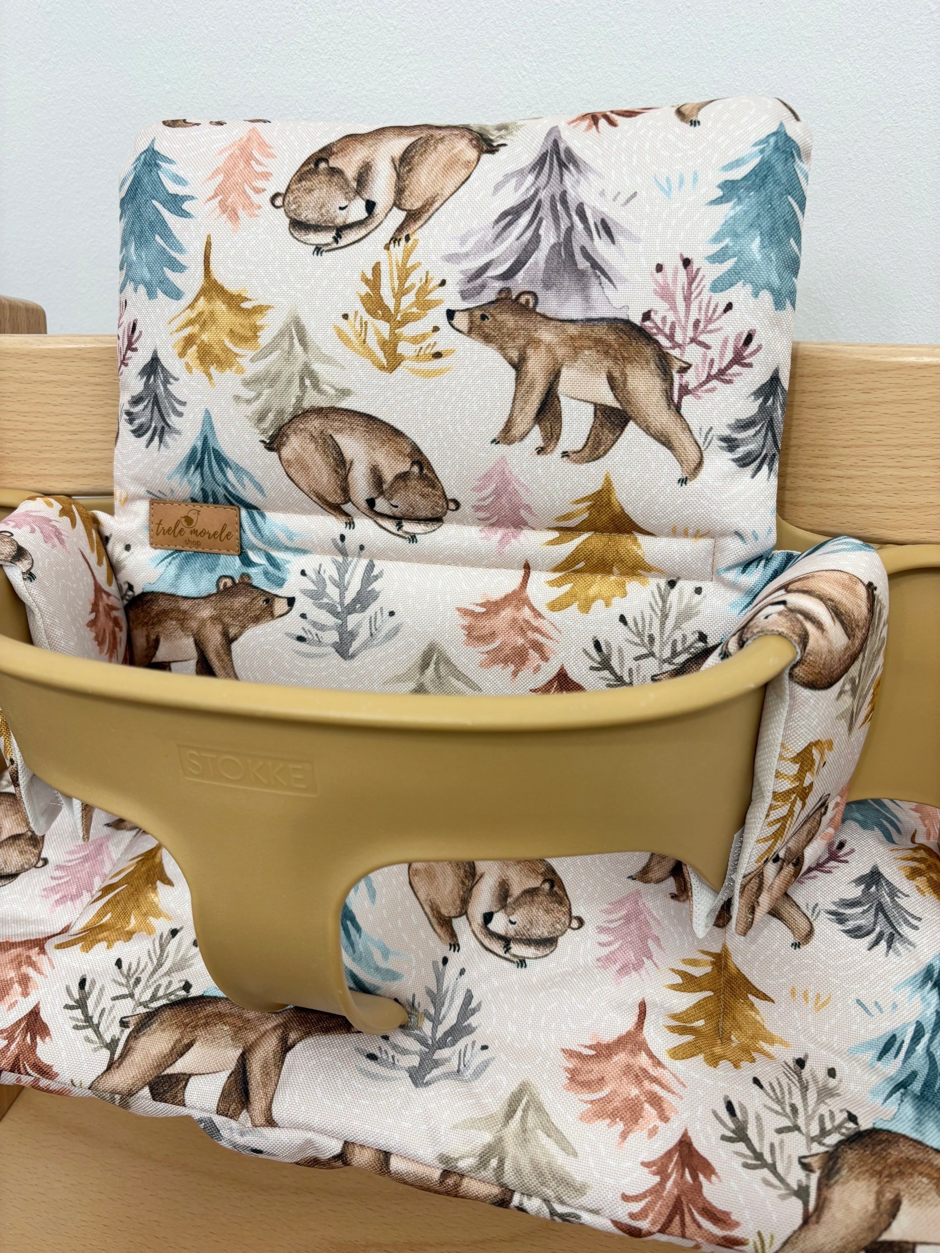 PROMOTION waterproof pillows for Stokke Tripp Trapp 2in1 Christmas tree bears