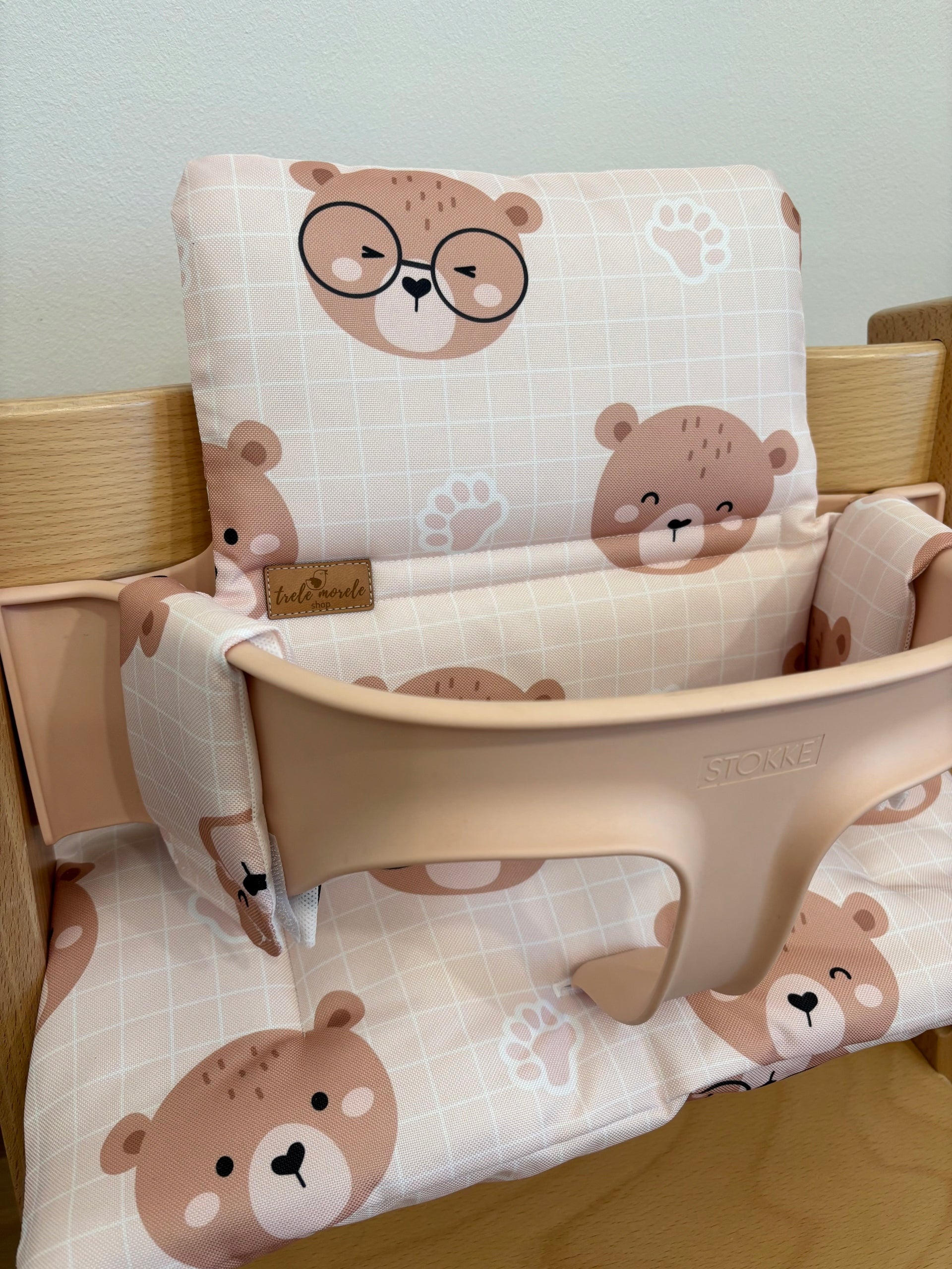 PROMOTION waterproof pillows for Stokke Tripp Trapp 2in1 apricot bears Brand no brand