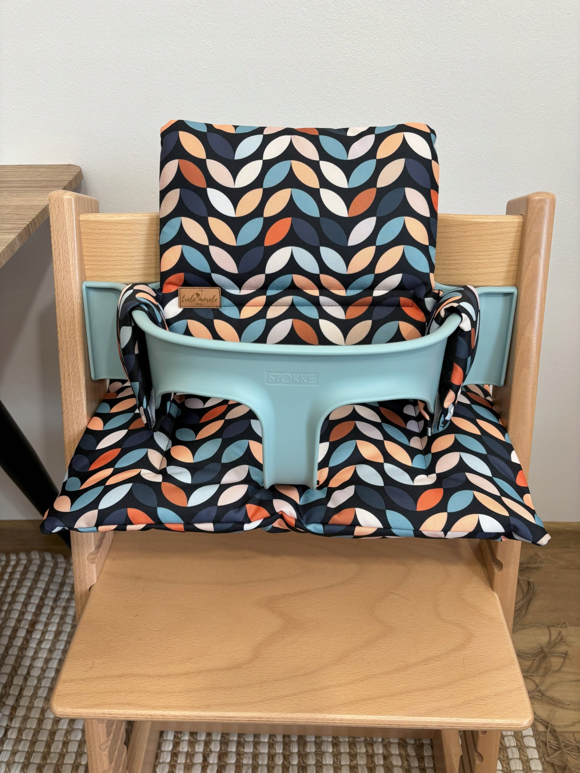 PROMOTION waterproof pillows for Stokke Tripp Trapp 2in1 leaves retro black Brand no brand