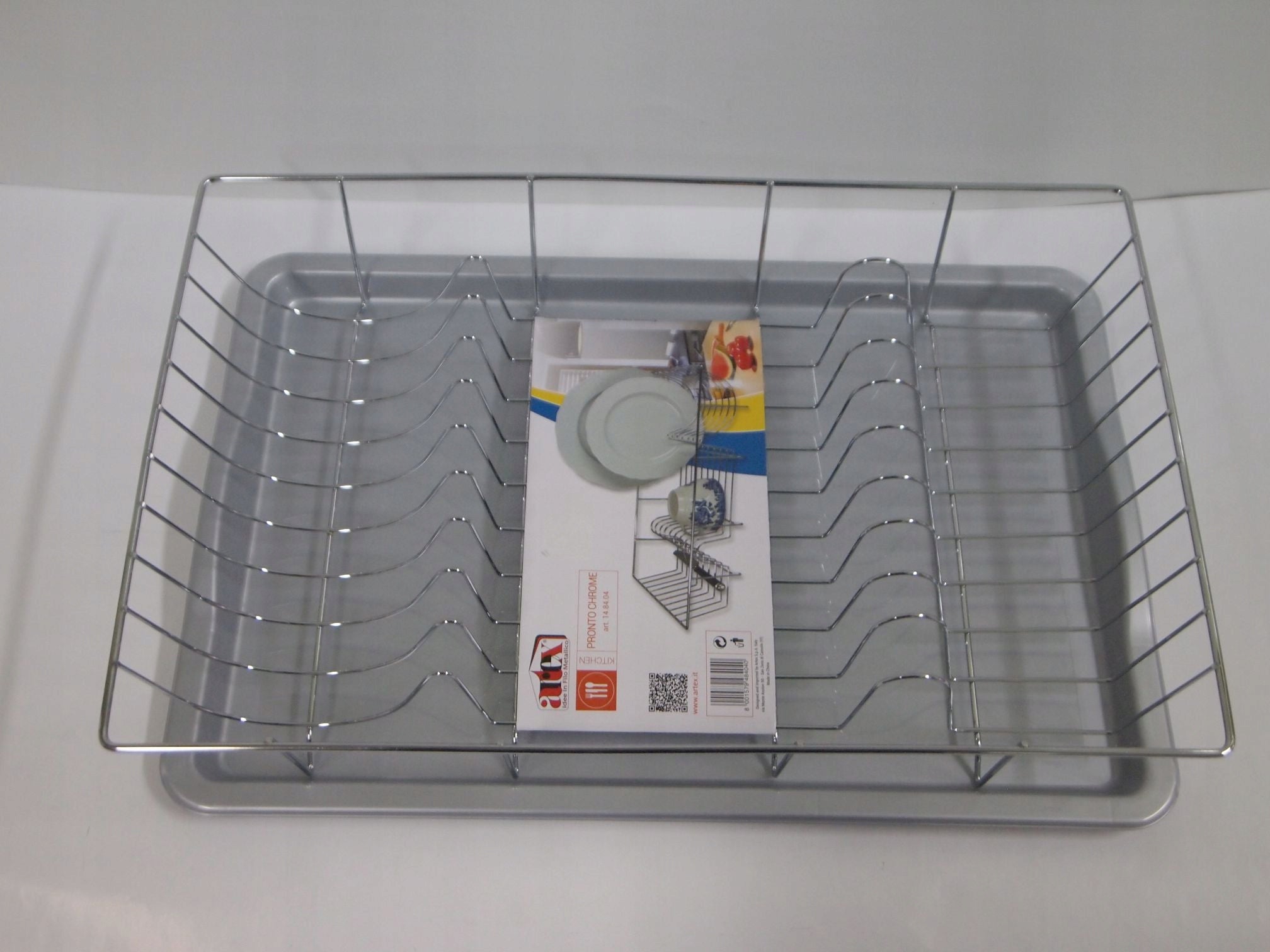 PRONTO CHROME DISHWASHER DRYER WITH TRAY +FREEBIE ITALY Brand Artex