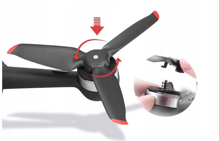PROPELLERS DJI FPV COMBO 5328S LOW NOISE RED 4 PCS Packaging status original