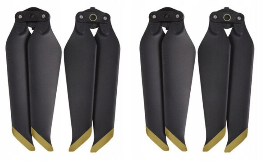 PROPELLERS FOR DRONE DJI MAVIC 2 PRO ZOOM 8743F LOW GOLD 4 PCS SET CW + CCW Batteries included no