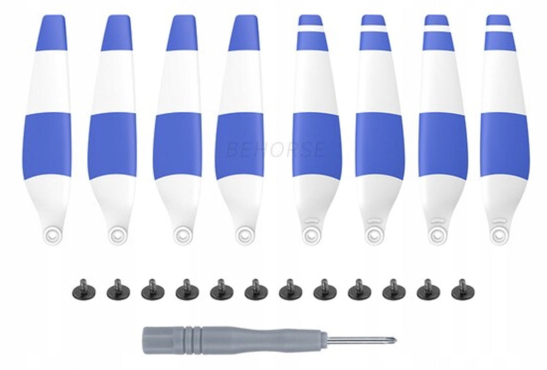 PROPELLERS FOR DRONE DJI MINI 3 PRO / 4 PRO - 8 PIECES 6030F BLUE