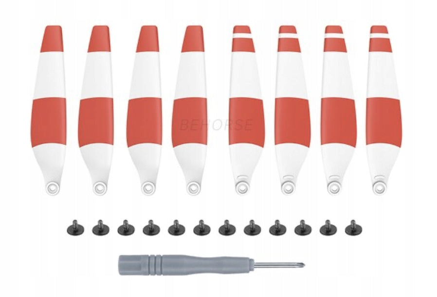 PROPELLERS FOR DRONE DJI MINI 3 PRO 8 PIECES RED SET RED CW + CCW Batteries included no