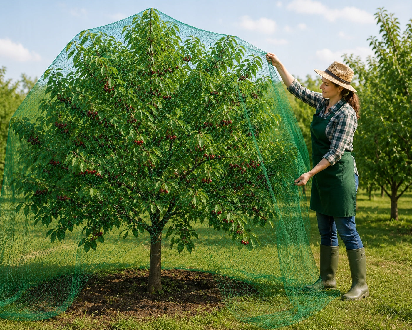 PROTECTIVE BIRD NET 4X6M STRONG AGAINST BIRDS PESTS FOR STARLINGS Kind mesh