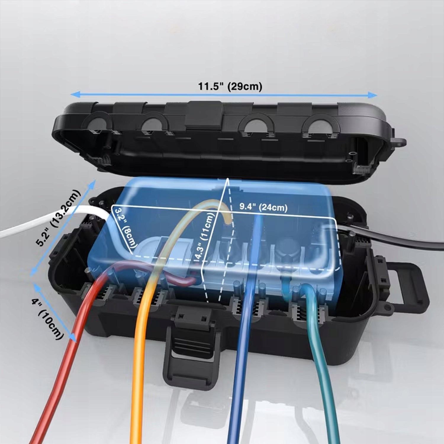 PROTECTIVE BOX WATERPROOF FOR ELECTRICAL SOCKETS OUTDOOR EXTENSION CORD Customs tariff code 39259020