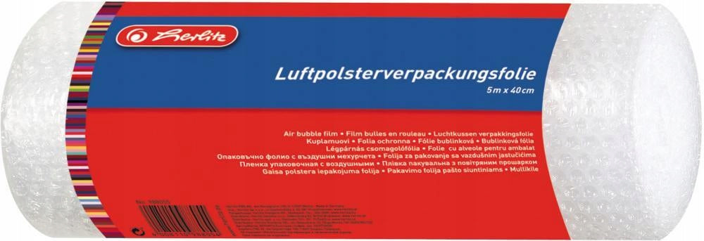 PROTECTIVE BUBBLE FILM 5m x 0,4m HERLITZ Roll x 2 Brand Herlitz