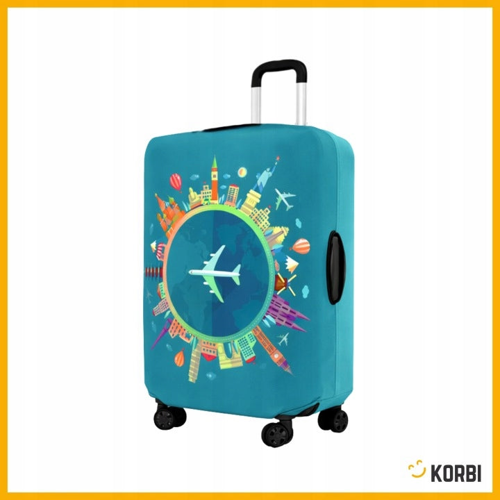 PROTECTIVE CASE COVER BAG LUGGAGE SIZE M BLACK 60x50x30 cm CASE Brand Korbi