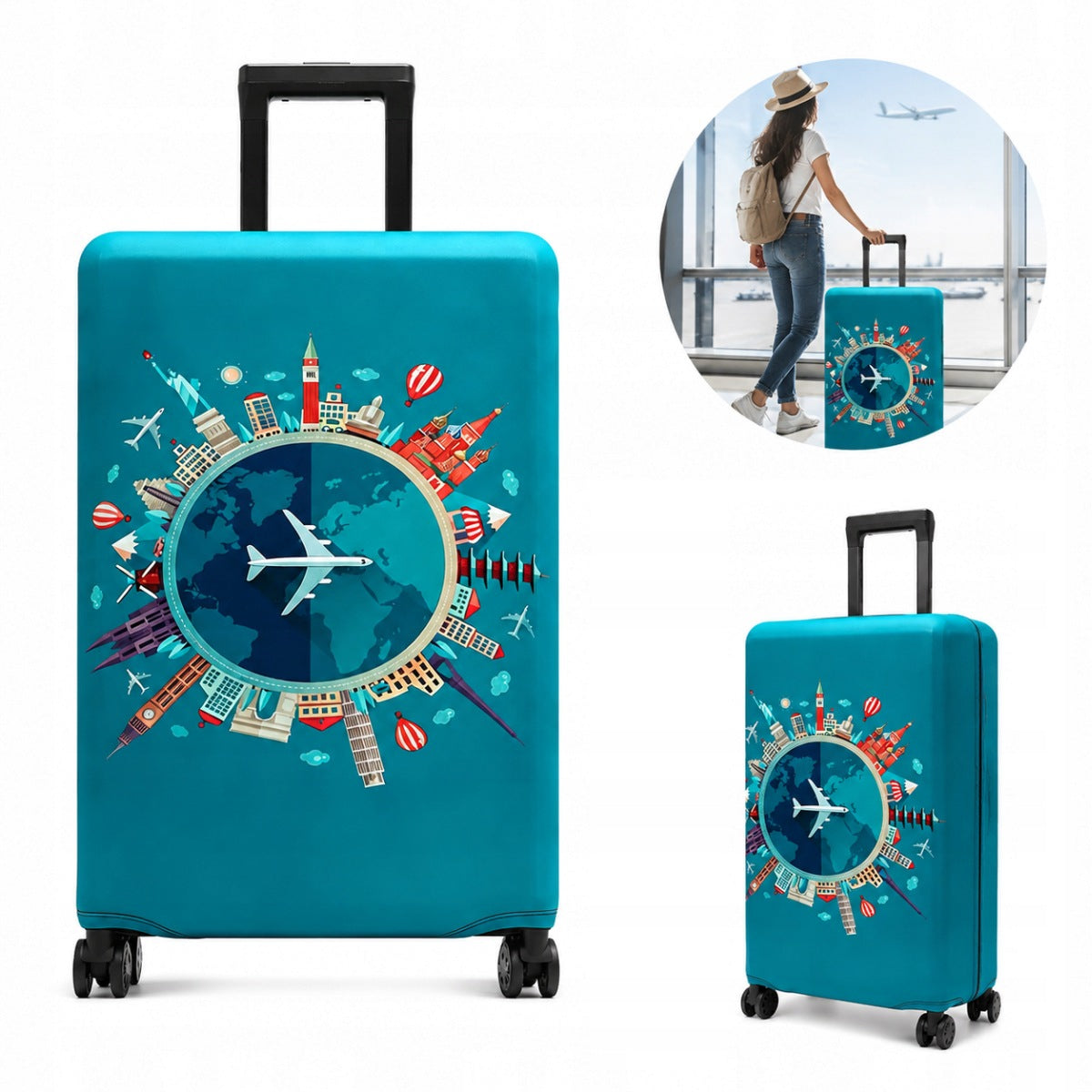 PROTECTIVE CASE FOR TRAVEL SUITCASE LUGGAGE CASE L 80x54x33