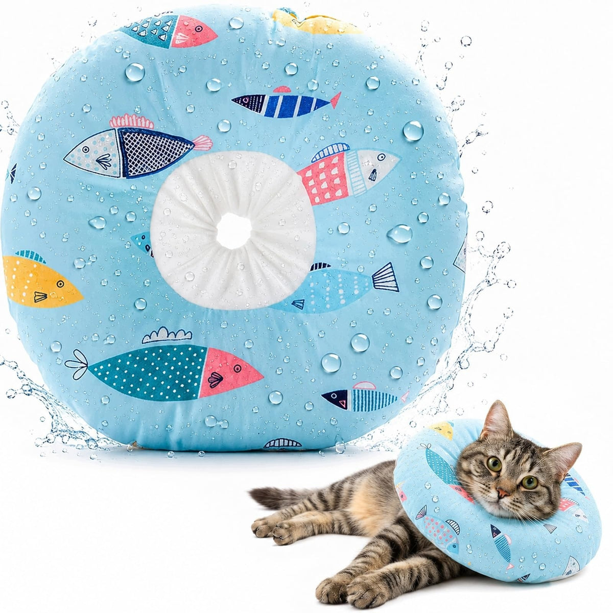 PROTECTIVE COLLAR FOR CAT POSTOPERATIVE WATERPROOF M