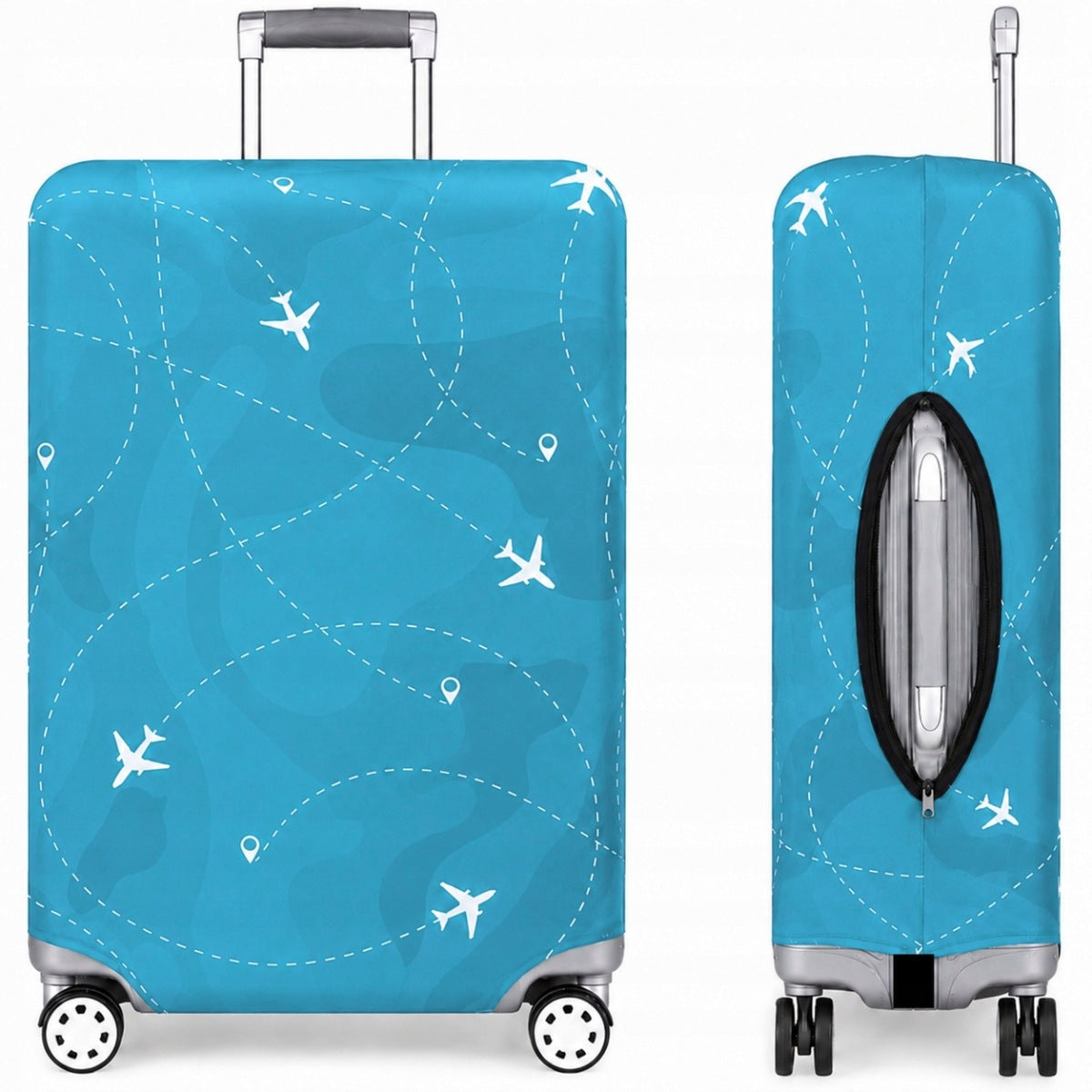 PROTECTIVE COVER AIRPLANE FOR TRAVEL SUITCASE LUGGAGE 70x50x30 PREMIUM