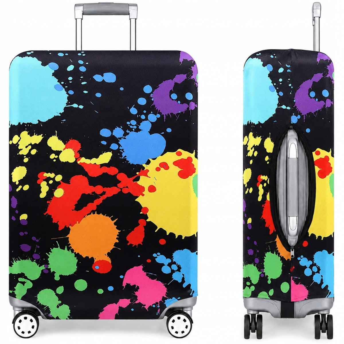 PROTECTIVE COVER COLORFUL FOR TRAVEL SUITCASE LUGGAGE 62x43x27 PREMIUM