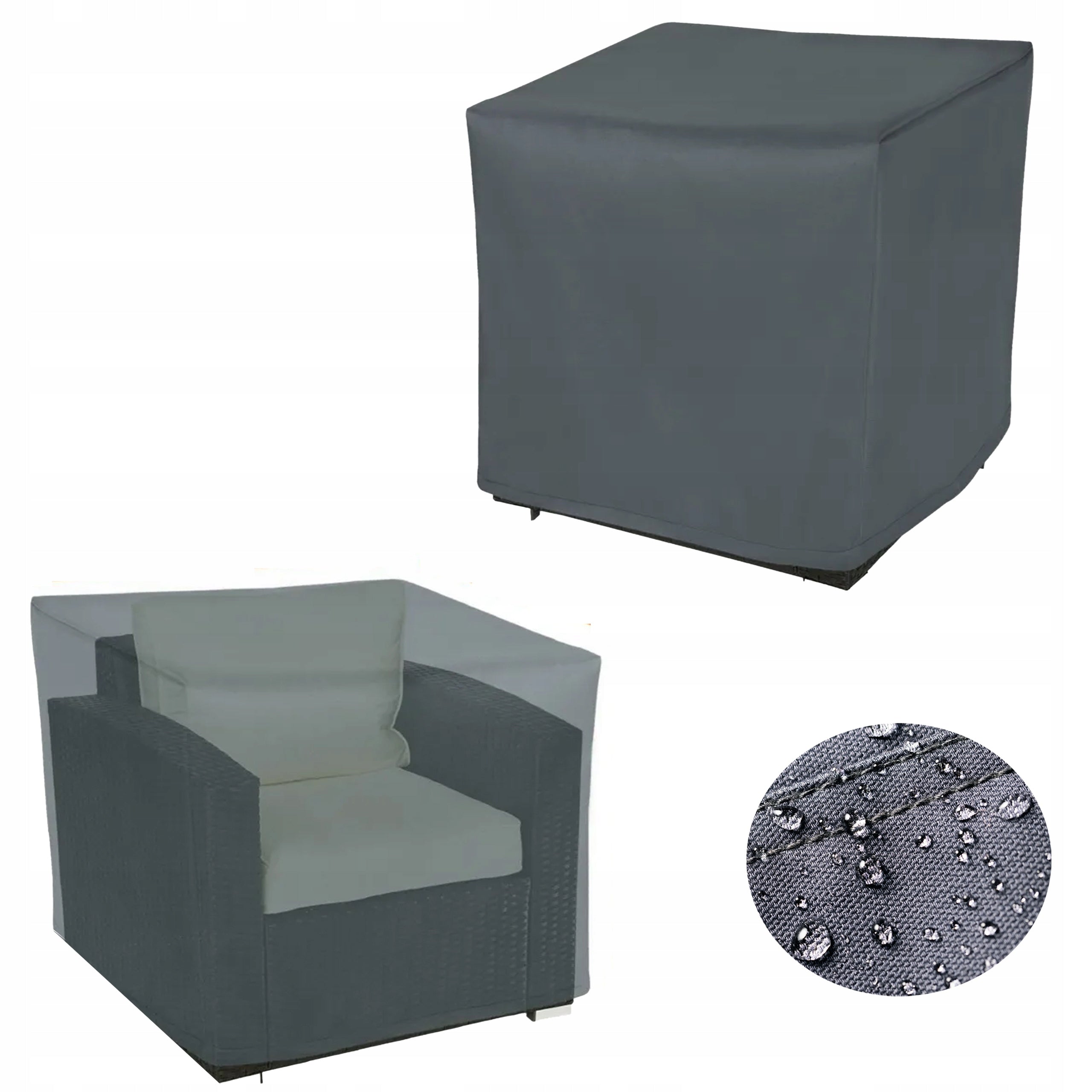 PROTECTIVE COVER FOR GARDEN CHAIR Garden Furniture Waterproof 100x100x70