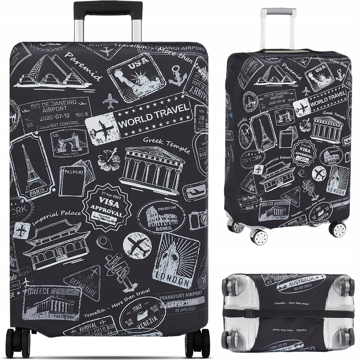 PROTECTIVE COVER FOR LARGE TRAVEL CASE LUGGAGE DURABLE UP TO 26-28"