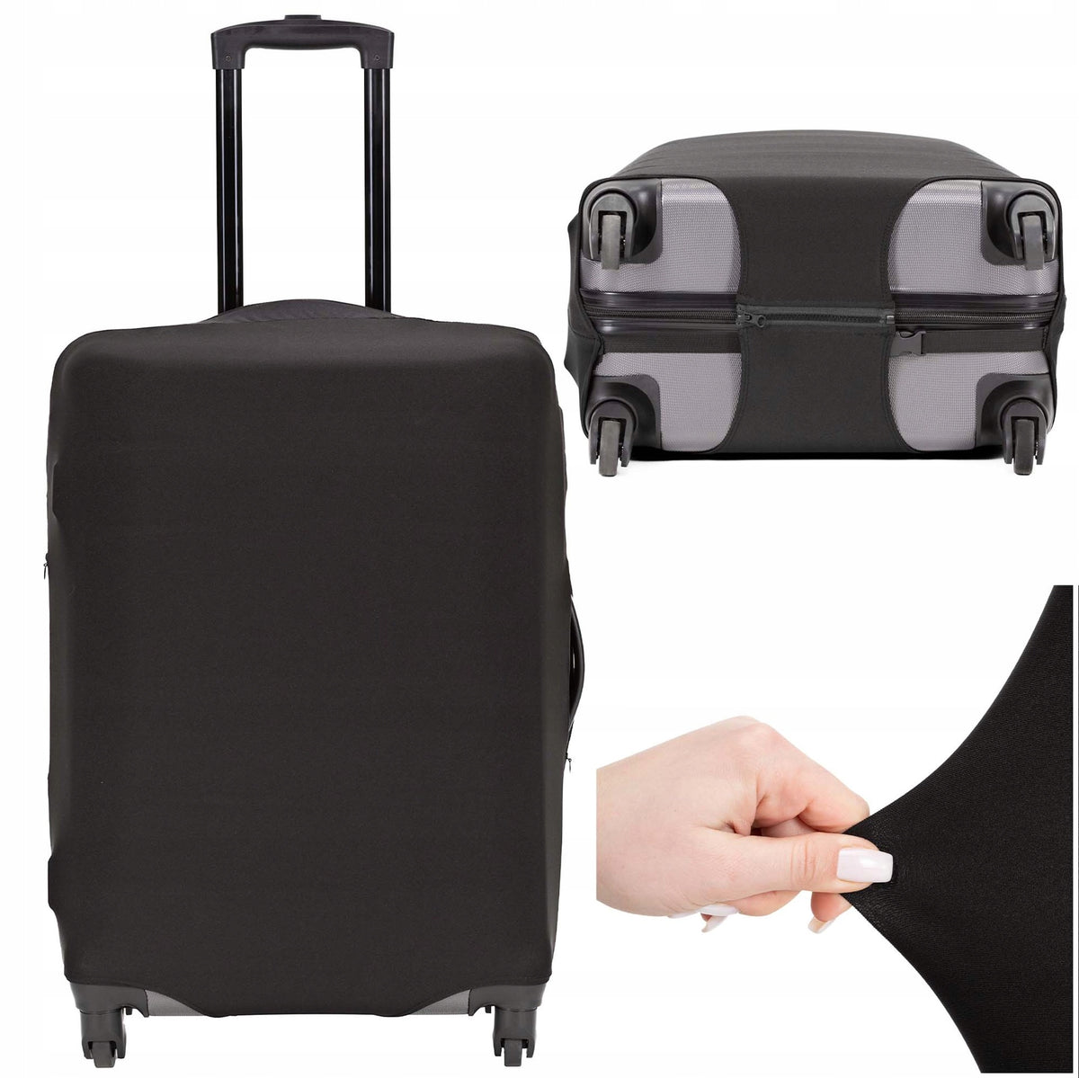 PROTECTIVE COVER FOR LUGGAGE TRAVEL CASE BLACK CASE SIZE L