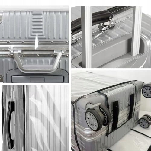 PROTECTIVE COVER FOR SUITCASE 24 INCHES PCW WATERPROOF TRANSPARENT Brand no brand