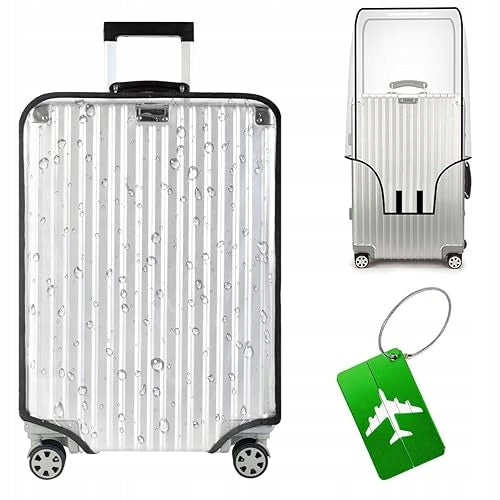 PROTECTIVE COVER FOR SUITCASE 24 INCHES PCW WATERPROOF TRANSPARENT