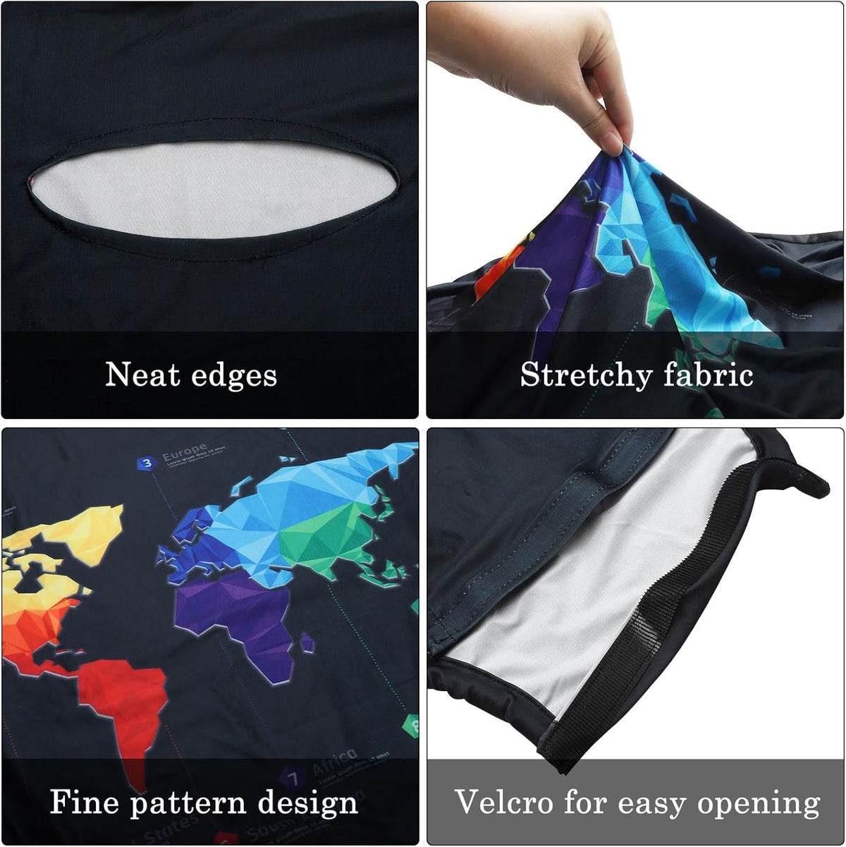 PROTECTIVE COVER FOR SUITCASE FLEXIBLE DUSTPROOF L Color transparent