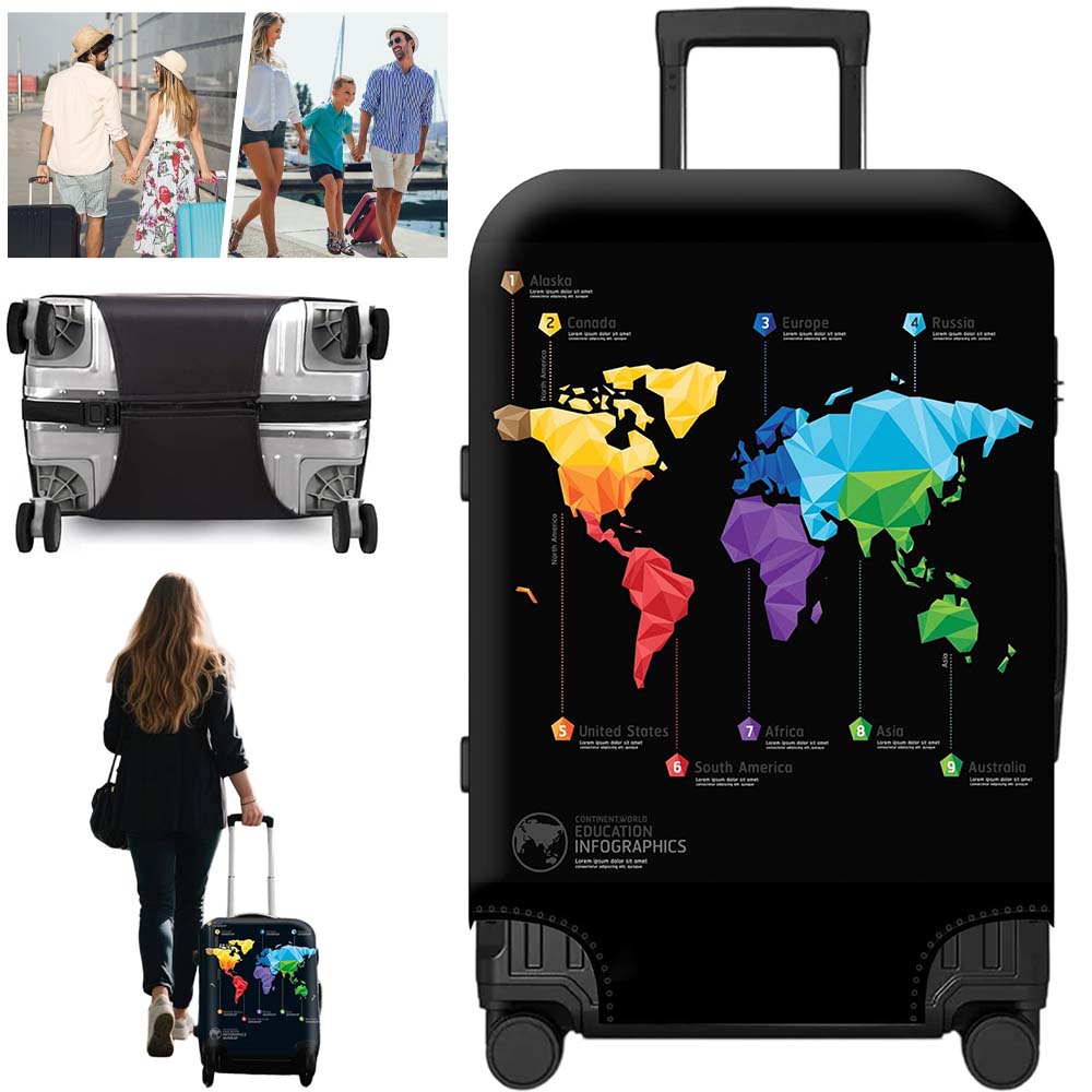 PROTECTIVE COVER FOR TRAVEL CASE LARGE L LUGGAGE CASE WITH ZIPPER AT THE BOTTOM