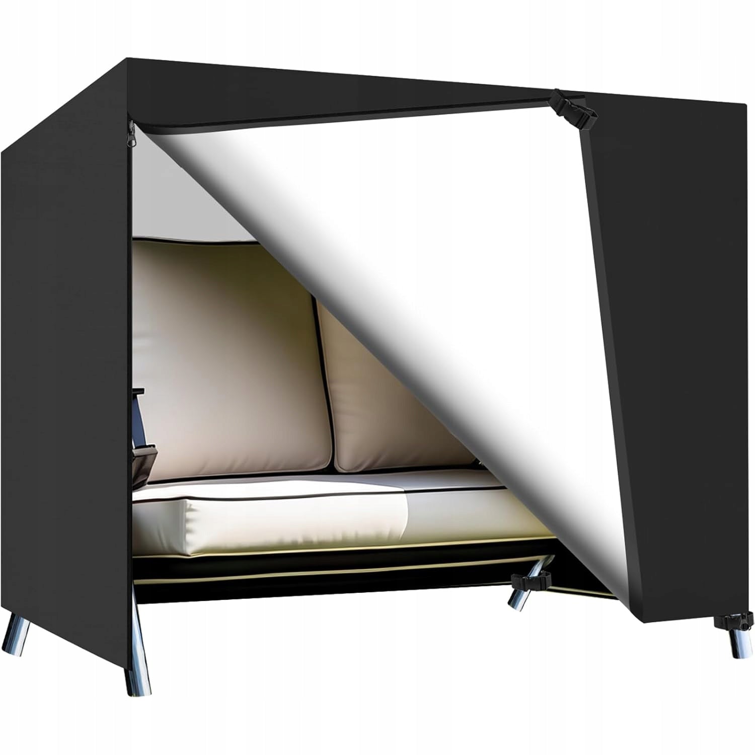 PROTECTIVE GARDEN SWING COVER 220*125*170cm WATERPROOF TARPAULIN