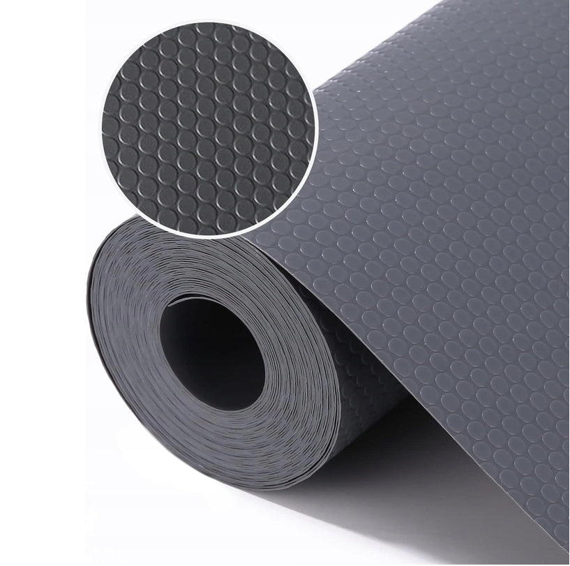 PROTECTIVE MAT FOR CABINET DRAWERS NON-SLIP 300x50 cm STAIN RESISTANT GREY