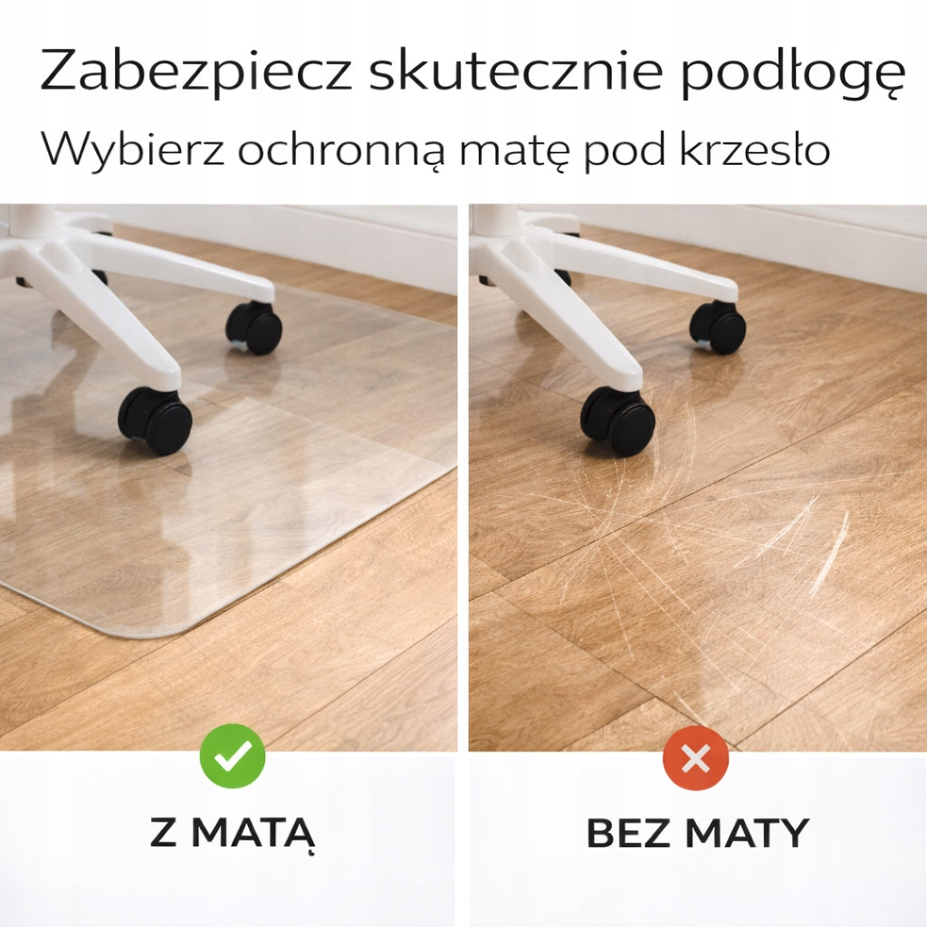 PROTECTIVE MAT FOR OFFICE CHAIR POLYCARBONATE FLOOR CHAIR 205x125 cm Product width 205 cm