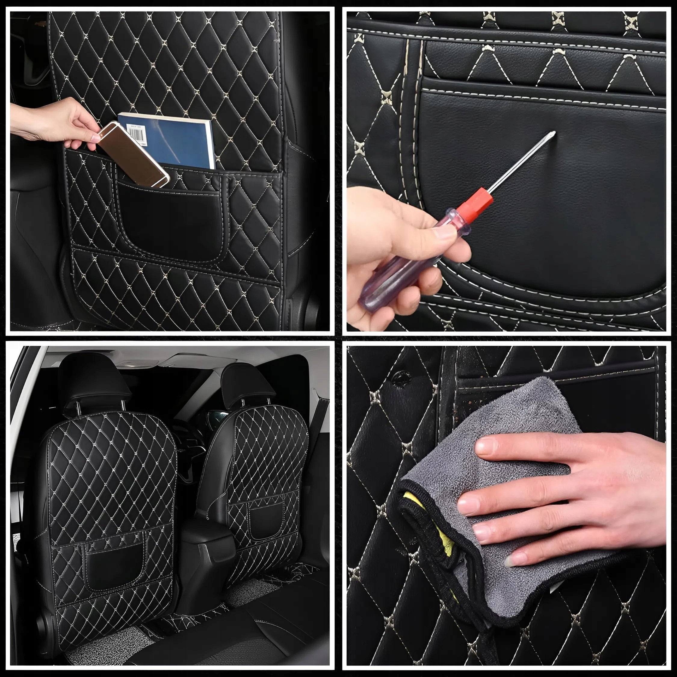 PROTECTIVE MAT FOR THE BACK OF THE CAR SEAT COVER SEAT PROTECTOR Manufacturer code OSŁONA MATA NA TYŁ FOTELA