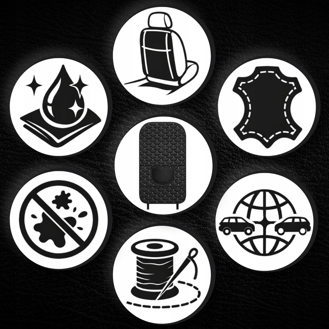 PROTECTIVE MAT FOR THE BACK OF THE CAR SEAT COVER SEAT PROTECTOR Packaging status original