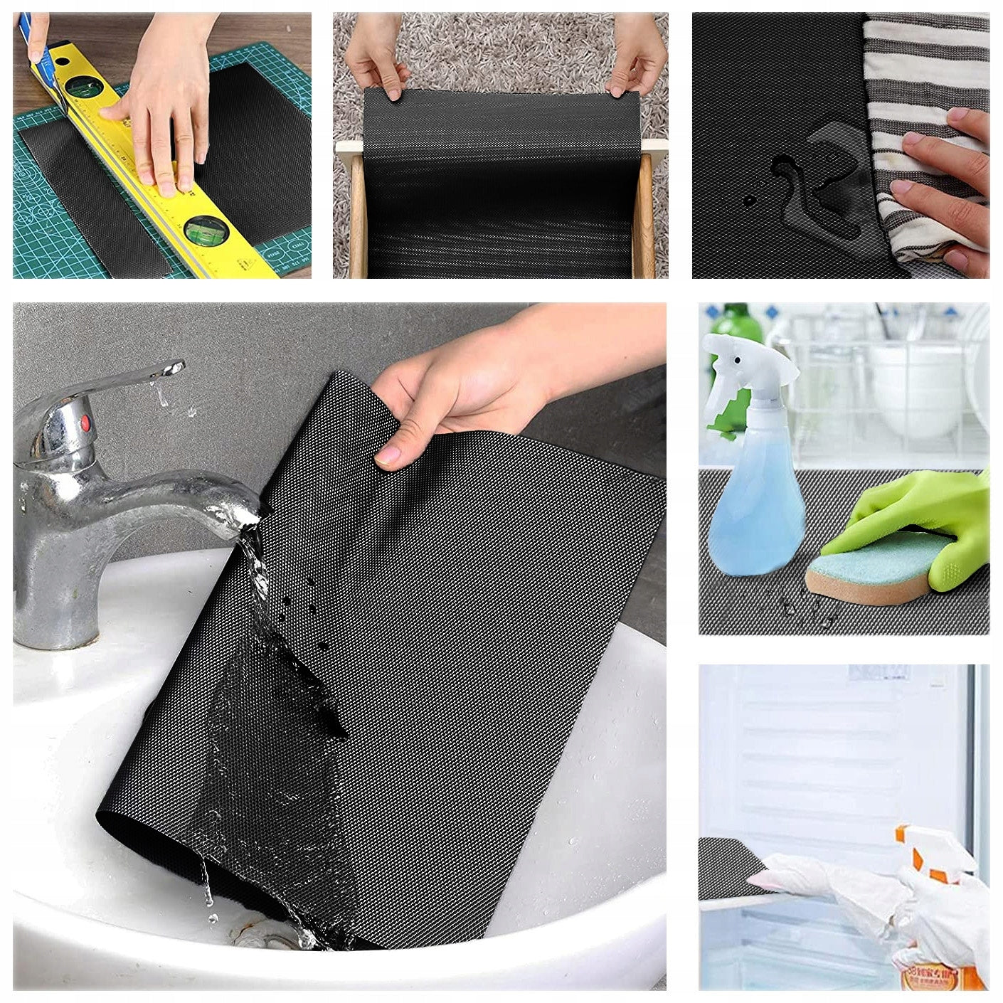 PROTECTIVE MAT NON-SLIP CABINET DRAWERS PAD ROLL 500x48 BLACK Kind mat