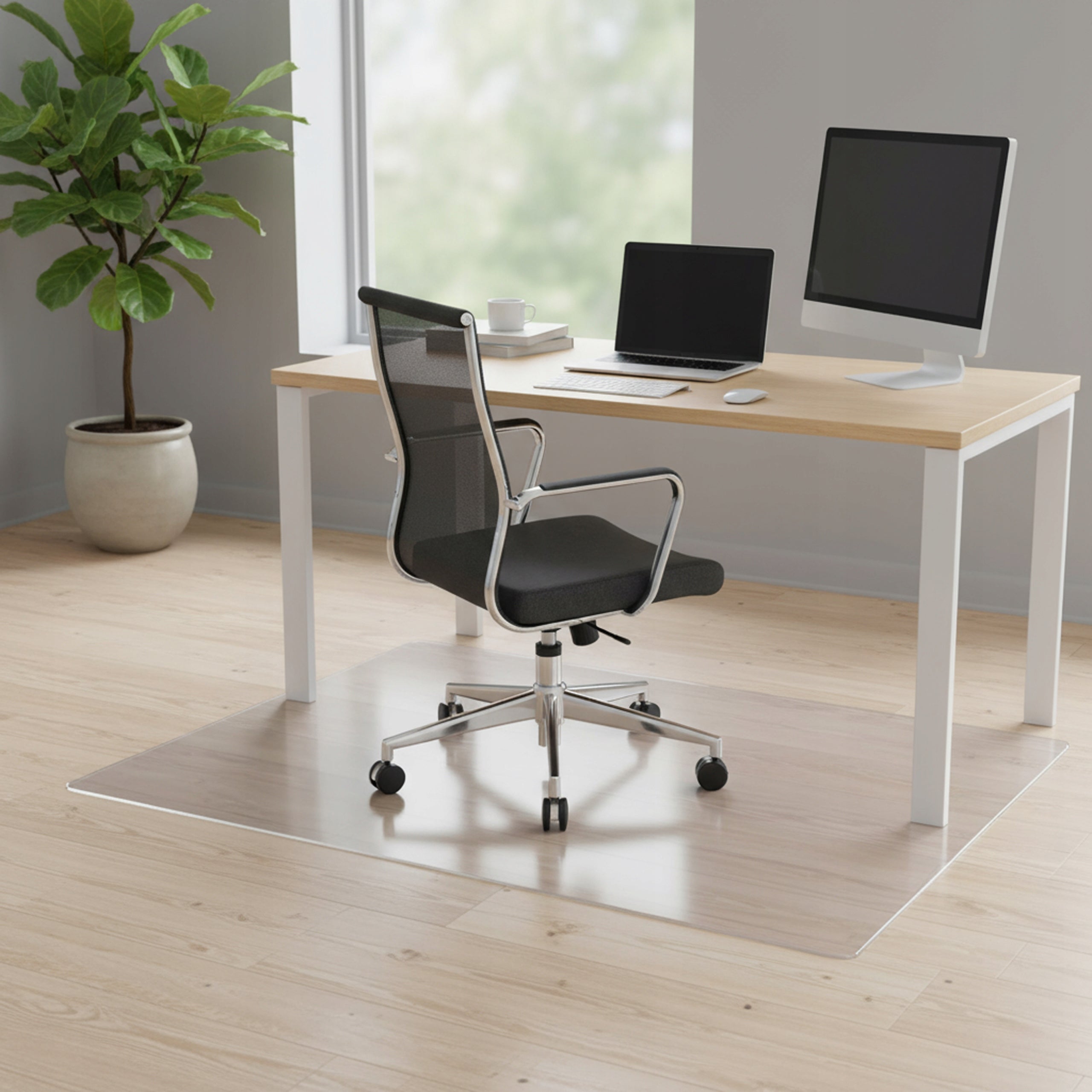 PROTECTIVE MAT TABLE PAD FOR ARMCHAIR 125x150 POLYCARBONATE 1mm not PVC Color transparent