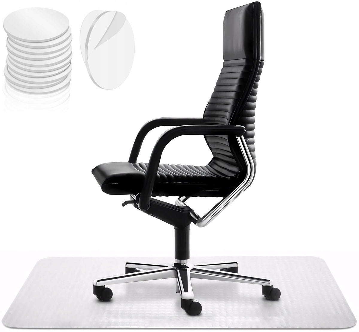 PROTECTIVE MAT UNDER THE CHAIR Floor Pad 100x140 cm Durable