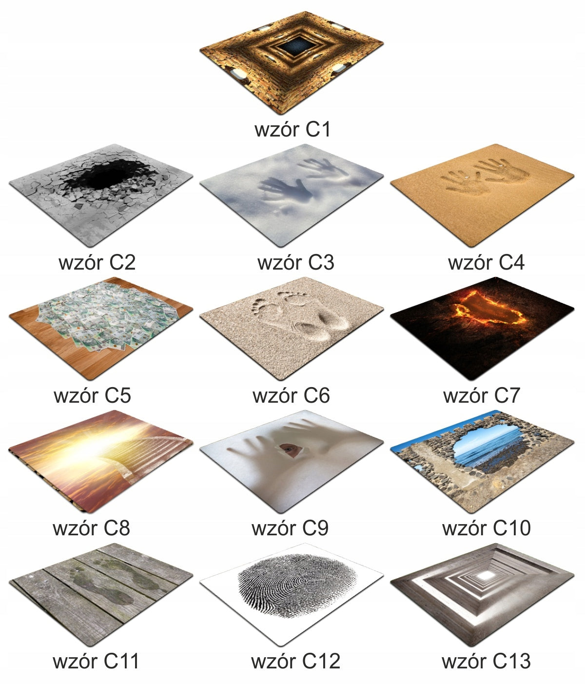 PROTECTIVE MAT for armchair Stars Space 140x100 Product height 100 cm