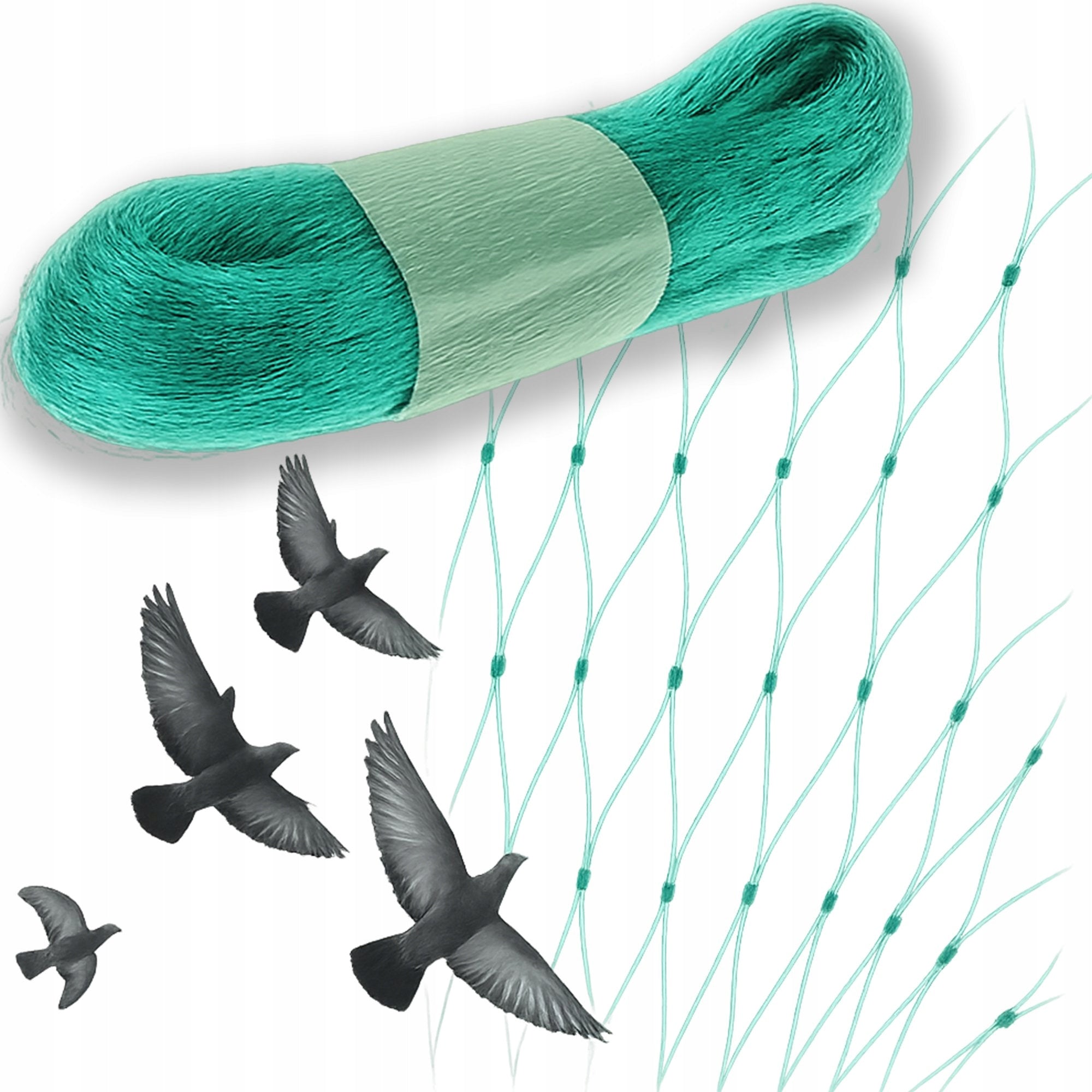 PROTECTIVE NET AGAINST BIRDS BIRD NET FOR TREES BUSH BALCONY 2x10