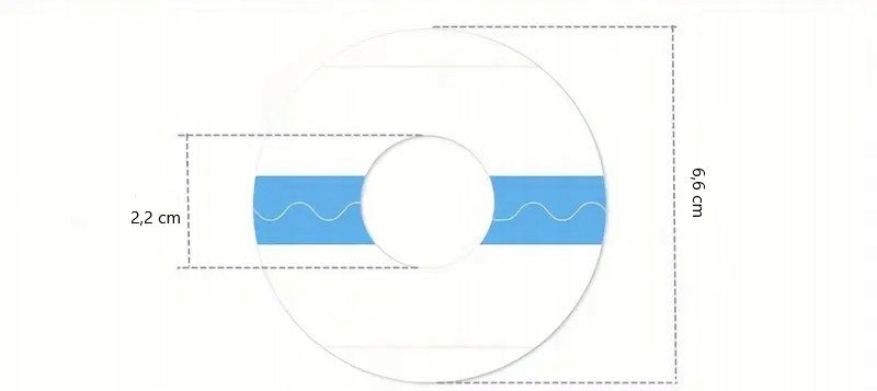 PROTECTIVE PATCHES FOR CGM SENSOR FOR DIABETICS ROUND DURABLE Ø6,6cm 20x EAN (GTIN) 5905386432221