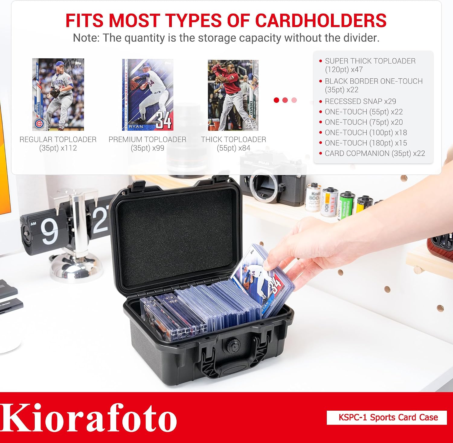 PROTECTIVE SPORTS CARD CASE ROOMY Model Kiorafoto Etui na karty sportowe