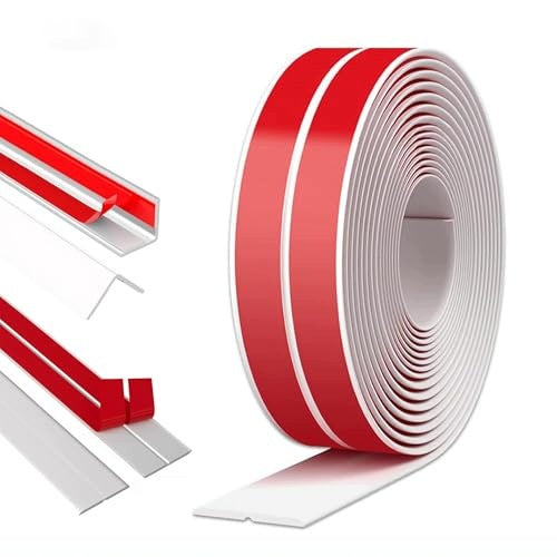 PROTECTIVE STRIP CORNER SELF-ADHESIVE WHITE SILICONE 4CM 3 metal Brand no brand