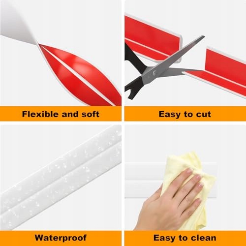 PROTECTIVE STRIP CORNER SELF-ADHESIVE WHITE SILICONE 4CM 3 metal Manufacturer code SWC5908151761472