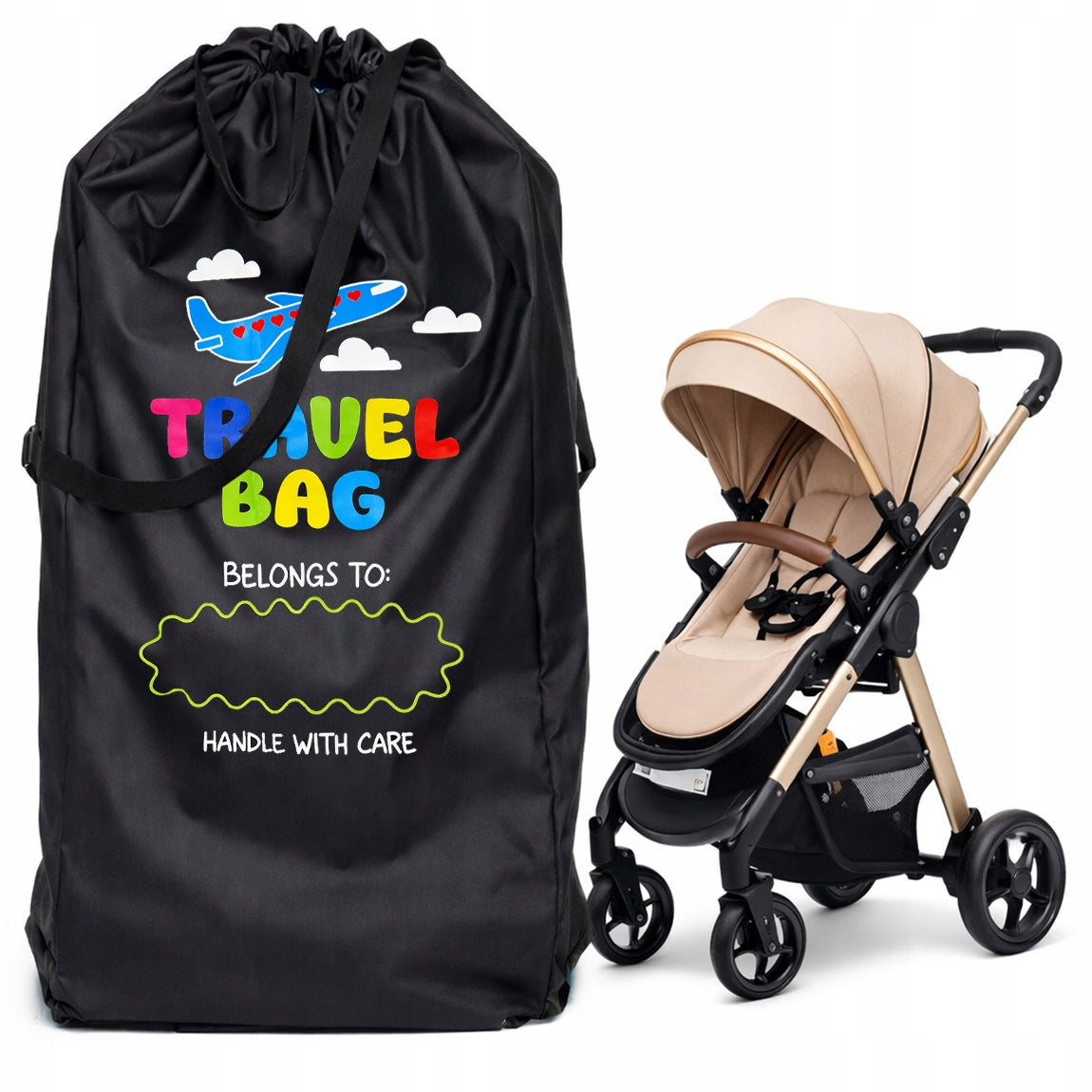 PROTECTIVE TROLLEY BAG FOR AIRPLANE CAR BAG LARGE CARRYING CASE Manufacturer code 008168