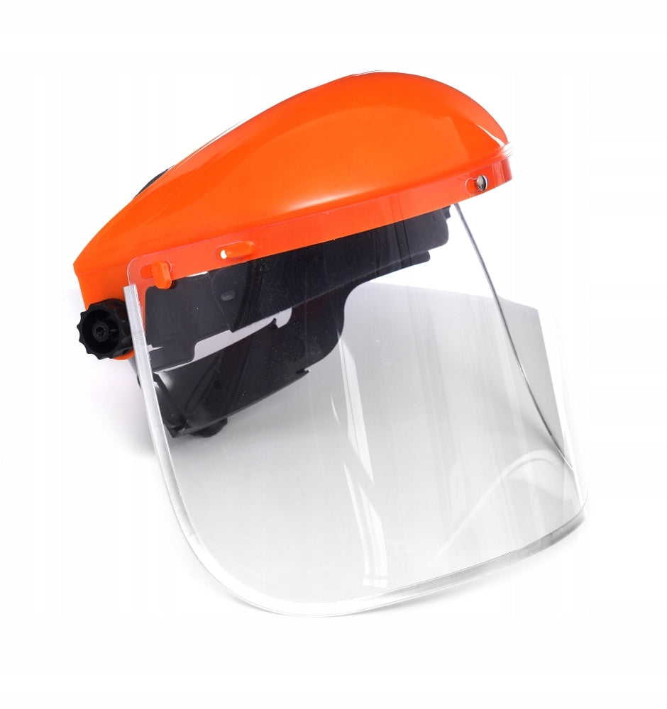 PROTECTIVE VISOR COVER WITH PVC GLASS FOR FACE HEADER SCYTHE SAW